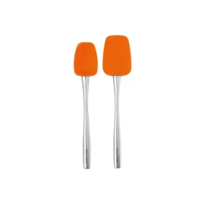 Juego Espatulas Rena Ware Peru cabezas silicona resistente calor mangos acero inoxidable Lima